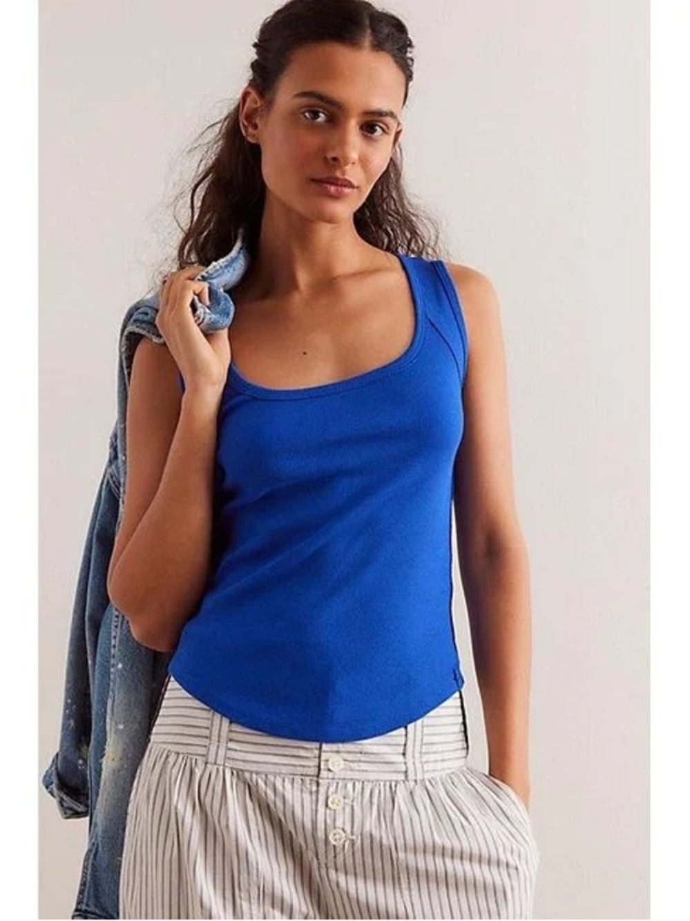 We The Free Hummingbird Tank Blue